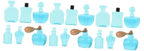 Angoily 18pcs Mini Statue Miniature Perfume Bottle Miniature Perfume Bottles for Doll House Accessories