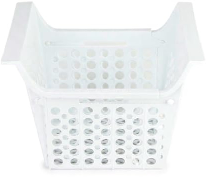 ZenithAur Chest Freezer Basket Expandable Freezer Bin Deep Freezer Organizer Heavy Duty Storage Basket for Kitchen Refrigerator Organization (Small)