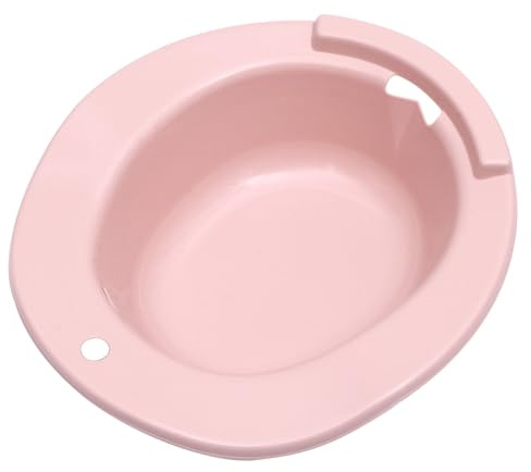 Parliky Postpartum Sitzbad aus Robustem Material Rutschfest für Frauen und Senioren Bequemes Bidet Waschbecken zur Sanften Hocken Geeignet für Toilette