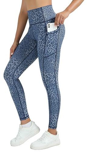 Enjoyoga Sport Leggings Damen mit Tasche - High Waist Sporthose Damen Gym Leggings Laufhose für Sport Gym Yoga