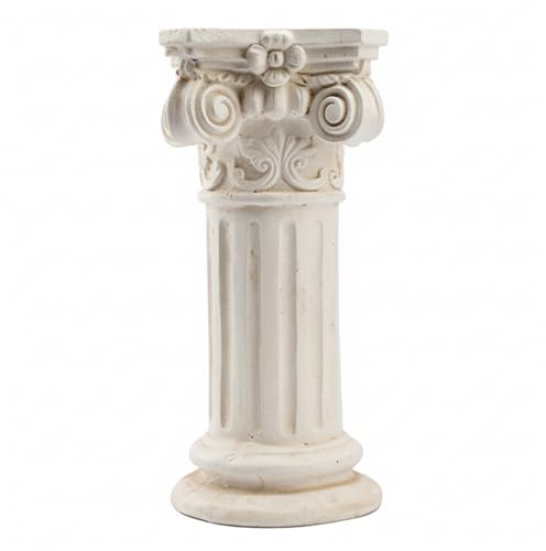 Bonalake Roman Column Pedestal - Hand Carved Classic Wedding Pillars & Plant Stand, 15.75 Tall High-Strength Roman Columns and Pillars Decor Columns and