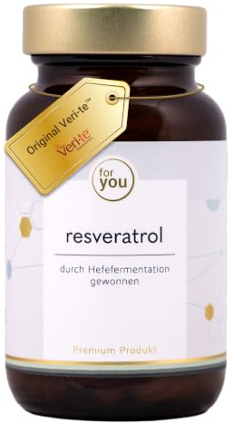 for you Resveratrol 120 Kapseln | Markenrohstoff Veri-te™ 150mg Trans-Resveratrol pro Kapsel | vegan & ohne Zusätze