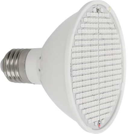 Alomejor 300 LED Grow Light Bulb, PC Full Spectrum Red Blue Plant Lamp E27 Base AC 85 to 265V, Wide Angle Multi Direction Lighting for Indoor Seed Starting Hydroponics