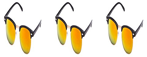 Ciffre EL-Sunprotect Classic Optik Sonnenbrille Brille Retro Look 3 Set