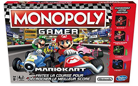 Monopoly – Gesellschaftsspiel Gamer Mario Kart – französische Version