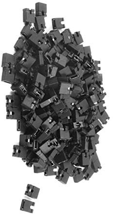 Aexit 200Pcs IDE DVD HDD PC Motherboard PCB Plugs Jumper Caps 2.54mm Black (5c9747dce0fee6cba0aecc9b080d6c9f)