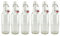 6 x Clear Swing Top Beer Bottle 500ml Grolsch Style For Home Brewing