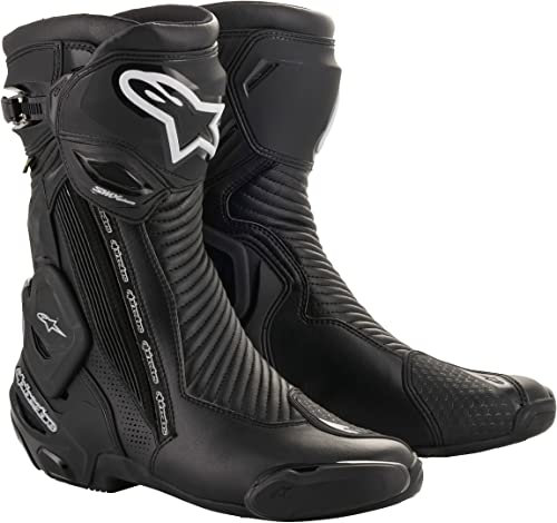 Alpinestars SMX Plus V2 Goretex Black/Silver, Abbigliamento per motociclette Uomo, Nero/Argento, 48 EU