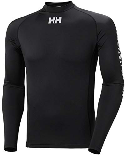 Helly Hansen Homme Waterwear Rashguard T shirt en néoprène, Noir, S EU