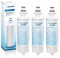 Wessper 4874960100 Sostituzione filtro acqua frigorifero per Beko 4874960100, 4394650100, 9256712, SBS4K; Blomberg IWD1004ET, KFD9952PXDUK; Grundig 487960000; Lamona LAM6100, HJA6110 (Confezione da 3)