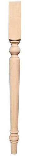 Pieds de Table en Bois Massif de 75cm/30pouces,Pieds de Remplacement de Table à Manger de Style européen de cône en Bois de hêtre,pour Bureau/Bureau/Coiffeuse/Porte-Charge 150kg(1pcs)