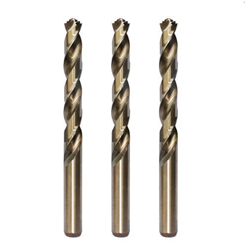 STROTON Brocas de M42 8% Cobalto para Acero Inoxidable y Metal (8,0mm x 3piezas)