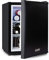 KLARSTEIN Happy Hour Mini Frigo Portatile da Camera, Frigorifero Silenzioso da Ufficio, con Illuminazione Interna e Ripiani Rimovibili, 5-15°C, 40L