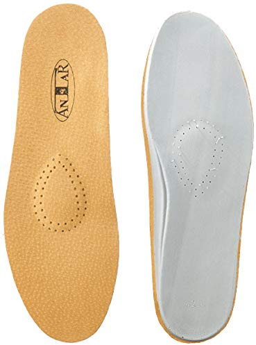 Antar AT53502 42 Leder Orthopädische Einlagen mit Längs und Quergewölbestütze, Größe 42, 900 g