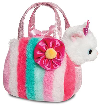 Aurora World Aurora, 61433, Fancy Pal Princess Katze mit bunten Streifen, Plüsch, Mehrfarbig, M