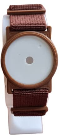 CGM Clips UK - Sensor Armband Holder/Protector Compatible with Freestyle Libre 1/2 (Brown)