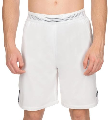 K-Swiss Herren Core Team 8`` Kurze Hose Shorts, weiß, S