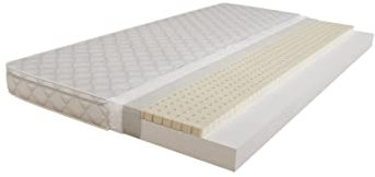 BDW Die Matratze Latex-Schaum passt Sich dem Körper an und sorgt so für einen gesunden und komfortablen Schlaf. Antiallergisch, extrem strapazierfähig und luftig (200 x 90)