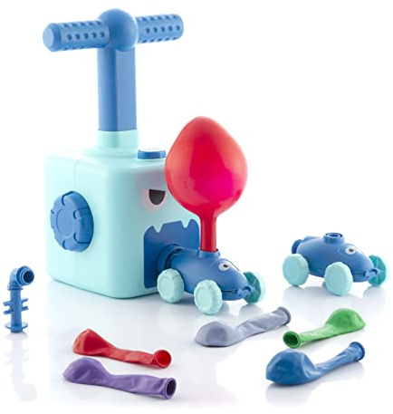 2 in 1- Spielzeug Auto und Ballonwerfer Coyloon InnovaGoods, Blau, Mediano