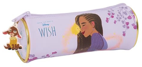 safta Wish - Rundes Schulmäppchen, ideal für Kinder von 5 bis 14 Jahren, bequem und vielseitig, Qualität und Widerstandsfähigkeit, 20 x 7 cm, Lila, Estándar, Casual