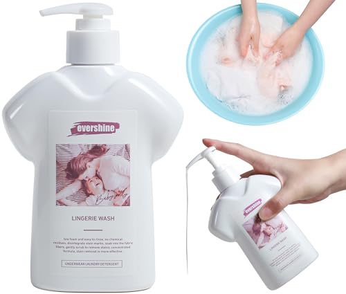 Lingerie Detergent - Double Concentrated, Lady Scented, Delicate Underwear Cleaning Liquid - 10.14 Fl Oz (1, Mori eyes warm light)