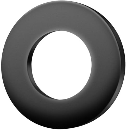 FOMGIIN Unterlegscheiben Flache, 1 Stück M33 x 58mm Unterlegscheibe Schwarz Kohlenstoffstahl Beilagscheiben Karosseriescheiben Distanzscheiben Dichtung Distanzringe für Schrauben Gewindestangen