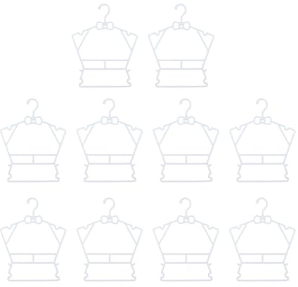 Colcolo 10 Stück Kleiderbügel für Bademode, Kleiderständer zum Aufhängen von Badeanzügen, Dessous-Präsentation, Badeanzug für Mantel, Bikini, Trockenschrank, B