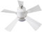 Topiky Luz de Ventilador con Enchufe, Ventiladores de Techo con Luces y Control Remoto, 3 Velocidades de Viento, Ventilador de Techo Pequeño Regulable con Temporizador para Dormitorio