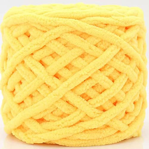 Garn, Garn zum Häkeln, 100 g/Knäuel, weiches, dickes Garn aus Milchbaumwolle und Polyester-Chenillewolle, grob for Handstricken, Häkeln, for Mützen und Schals(2)