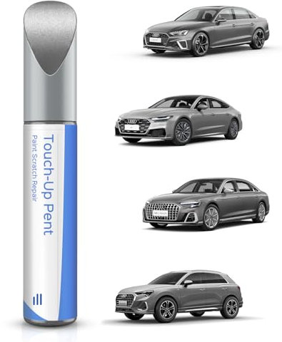 PARTS4EV LZ7G/L5 Florett Silber Metallic Ausbesserungsfarbe – Exakte Übereinstimmung für Audi A4/A7/A8/Q3/Q5/SQ5/A6– Ausbesserung von Kratzern und Abplatzungen