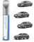 PARTS4EV LZ7G/L5 Florett Silber Metallic Ausbesserungsfarbe – Exakte Übereinstimmung für Audi A4/A7/A8/Q3/Q5/SQ5/A6– Ausbesserung von Kratzern und Abplatzungen