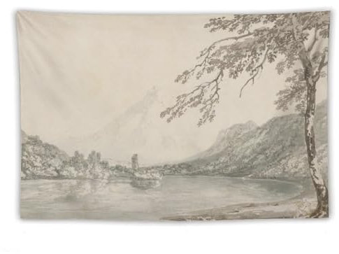 Joseph Mallord William JMW Turner Prints Painting (270) Tapestries Art Print Wall Photo Paint Tapestry Hanging Picture Family Bedroom Decor Gift 60x90