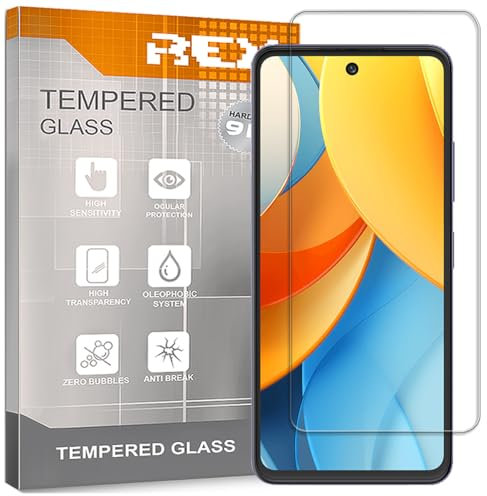 REY Bildschirmschutz aus gehärtetem Glas für ZTE Blade V60 - Blade V60 VITA - AXON 60, Schutzfolie, Displayschutzfolie 9H+ Härte, Anti-Kratzen-Öl-Bläschen