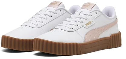 PUMA Carina 3.0 Damen-Sneaker, Puma White Mauve Mist, 38 EU