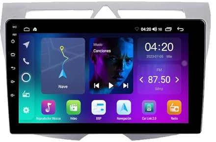 AIEIJJH Android 13 2 Din car radio 9'' digital media receiver for Kia Morning Picanto 2007-2011 with Bluetooth hands-free system, FM radio, rear view camera, USB steering wheel control(NF-1 1+32G)