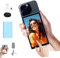 Shimbol CP5 Phone Vlog Selfie Monitor Screen, 5 inch 1080P Touchscreen Monitor, 2.4G/5GHz 164ft Wireless Transmission with Bluetooth Remote for iPhone Vlog Selfie Monitor Screen for Live Stream TikTok