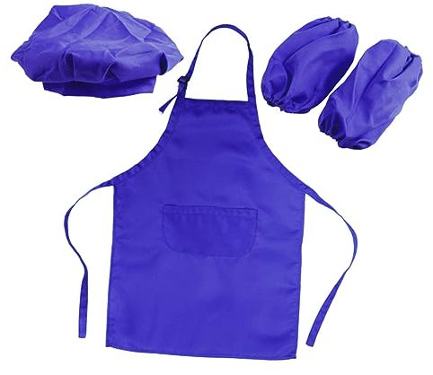 KOMBIUDA Kinderkoch Spielset Kinderkochhülle Kinderschürze Kindermütze Kinderkochen