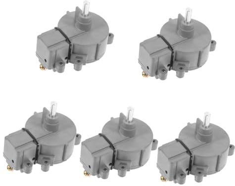 POPETPOP 5 Pièces propulseur électrique yacht gonflable barque gonflable Accessoire de canoë pompe de forage voiture moteur pratique moteur de pêche à la traîne électrique Plastique Grey