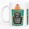 GOATINTHECOAT Valentine’s Day Mug – You are My Favourite Bean – 11oz Romantic Coffee Mug with Cute Bean Design – Funny Valentine’s Gift for Him, Her, Boyfriend, Girlfriend, Husband, Wife