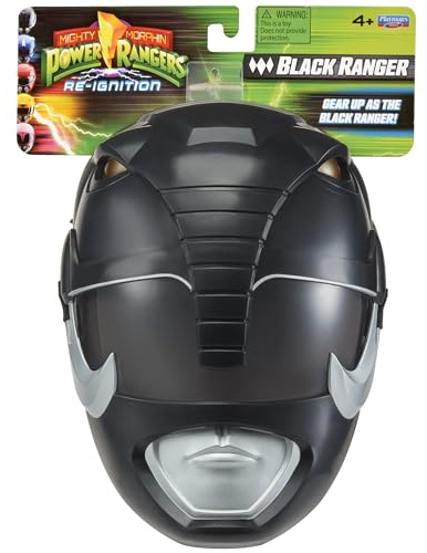 Power Rangers Mighty Morphin Black Ranger Rollenspielmaske