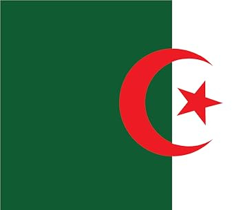 Drapeau de l'Algérie, Algérie, Drapeaux nationaux ultra drapeaux de bateau / 250 x 150 cm