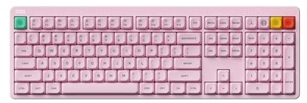 nuphy Node100 kabellose Mechanische Tastatur, Hot-Swappable Custom Keyboard,109 Tasten Computer Gaming Tastatur, Unterstützt Touch-Gesten, Bluetooth/2,4 GHz/USB-C