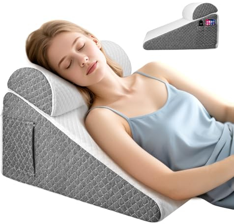 Almohada en Cuña Almohada Antirreflujo contra Reflujo Ácido y Ronquidos