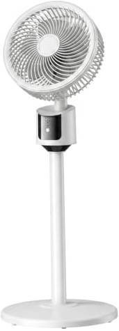 Xweptuy Pedestal Fans Adjustable, 3 Speeds Pedestal Standing Fans For Bedroom, Quiet Stand Up Fan With Usb Power, 5m Air Circulation - White #1
