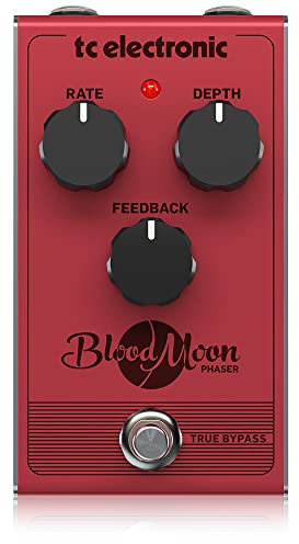 TC Electronic BLOOD MOON PHASER Pedale phaser stile vintage con filtro a quattro stadi e circuito completamente analogico