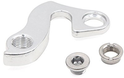 sourcing map Fahrrad Hinterrad Mech Schaltauge Konverter Derailleur Aufhänger Adapter Silber Ton