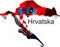 15cm! Aufkleber-Folie Wetterfest Made IN Germany Kroatien Hrvatska UV&Waschanlagenfest Auto-Sticker Decal Staat Fahne Flagge Wappen FD78 Profi Qualität bunt farbig Digital-Schnitt!