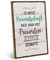 ARTFAVES® Wandbild Holzschild mit Spruch - MIT FREUNDEN SCHAFFT MAN ALLES - Türschild Retro Vintage Deko Bild Geschenk - Freundschaft
