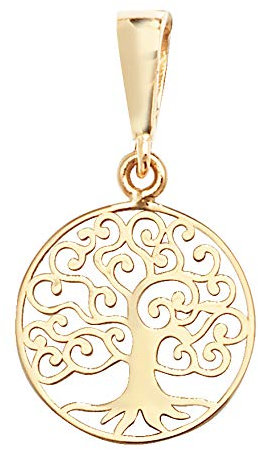 Ciondolo Albero Della Vita da Donna in Oro giallo 9k (375) - 18mm*10mm WJS20478