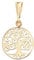 Beautiful 9ct Gold Ladies Tree of Life Pendant - 18mm*10mm WJS20478